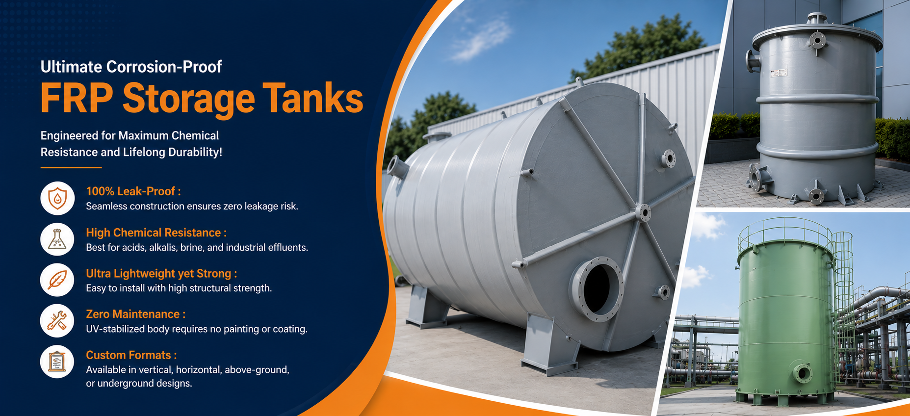FRP Storage Tanks
